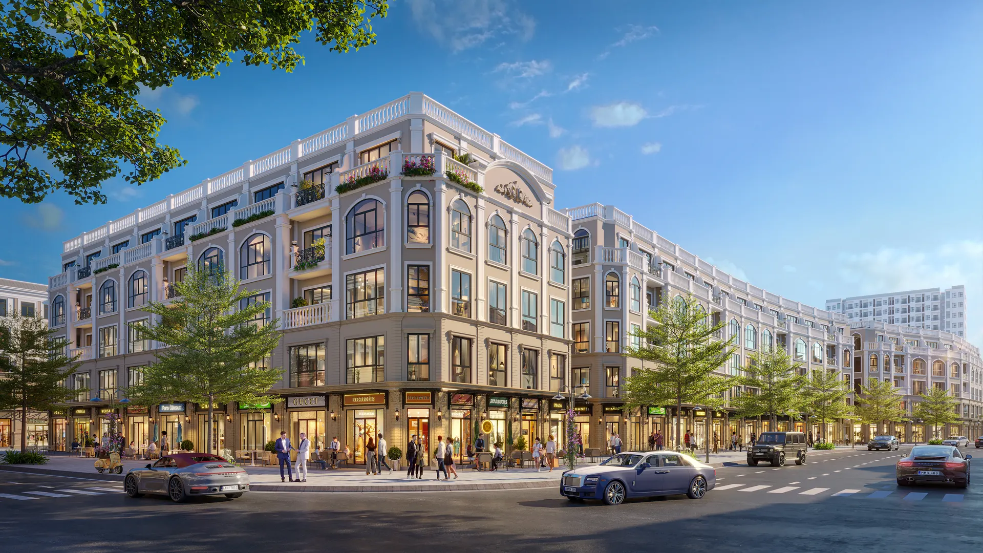 Phối cảnh tổng thể dự án NAMMON Square tại Hồng Vân, Thường Tín